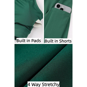 Conjunto de camiseta sin mangas y pantalones cortos Court Queen Flowy, conjunto de camiseta sin mangas y pantalones cortos deportivos para mujer, listo para practicar pádel - Product Image 6