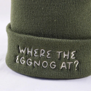 FITNESS CONCEPTS Gorro de Punto Unisex de Color Sólido, 100% Acrílico, Gorro Casual Cálido para Invierno, Bordado 3D, Impresión Personalizada - Product Image 3