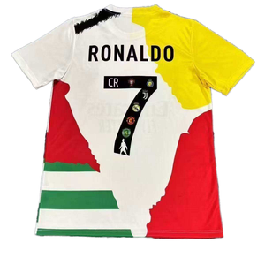 Camiseta de Fútbol San Diego Ronaldo 7, Unisex, Manga Corta, Cuello de Béisbol, Sublimada, Transpirable, de Poliéster, para Adultos, Primavera/Verano - Product Image 2
