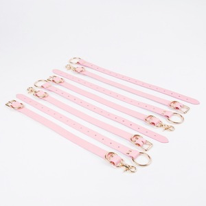 Handmade Genuine Leather <b>Bed</b> <b>Restraints</b> Retro Harness Straps Custom Bondage Accessories Cuffs Set RTTS-0133 - Product Image 5