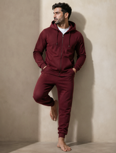 Sweat à capuche zippé pour homme, contemporain, offrant une douceur premium, une chaleur confortable et un style pratique pour un usage quotidien décontracté et moderne. - Product Image 5