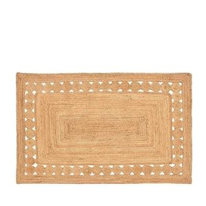 Eco Friendly Hand Braided <b>Thick</b> Jute Cotton Classic Modern Flat Pile Non-Slip Custom Area Rugs Floor Carpet Living Room Exercise - Product Image 2