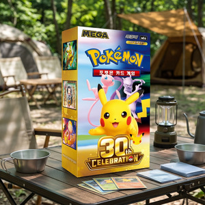 Édition coréenne scellée en usine du pack de célébration du 30e anniversaire de Pokémon TCG, cartes à collectionner holographiques rares - Product Image 1