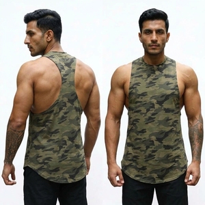 <b>Mens</b> Racerback Tank Top Stringer Vest Bodybuilding Gym Fitness Workout Muscle <b>Singlet</b> Athletic Sports Training Wear - Product Image 4
