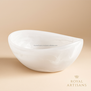 Handmade Resin <b>Bowl</b> For Fruit & Salad for Tabletop & <b>Serving</b> <b>Bowl</b> - Product Image 2