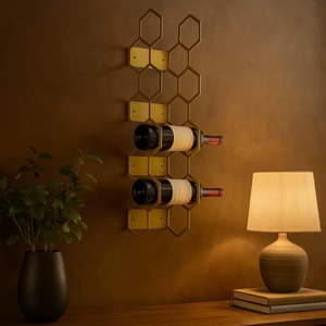 Présentoir à vin de luxe pour collectionneur, élégant et moderne - Product Image 1