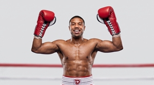Gants de boxe en cuir véritable Dumela, cuir rouge, avec lacets blancs et logo. - Product Image 6