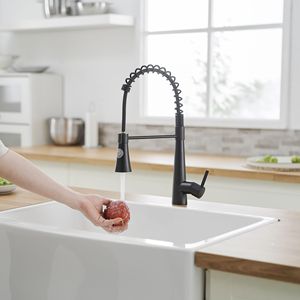 Robinet de cuisine moderne en acier inoxydable 304, produit de haute qualité - Product Image 6