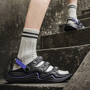 Sandales de sport respirantes et tendance à semelle épaisse antidérapante pour l'été, résistantes à l'usure, pour la plage et la marche quotidienne en extérieur - Product Image 2