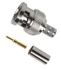 ปลั๊ก BNC (F) LMR 240 พร้อมหน้าสัมผัสเงินและตัวเรือนทองเหลือง-แบบย้ำสาย - Product Image 3