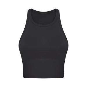 Eco-Friendly Breathable Polyester/Cotton Knitted Fabric <b>Feather</b> New Best Quality High Quality Women's Tank <b>Top</b> Custom Logo - Product Image 3