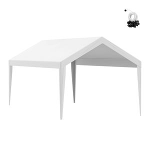 Telo di Ricambio per Carport 10x20 piedi, Resistente, Impermeabile, Protezione UV, Facile da Installare, Tenda Superiore per Garage, Riparo per Camion - Product Image 1