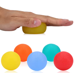 Ballon de fitness jaune en EPP de 65 mm, portable, pour l'entraînement corporel - Product Image 2