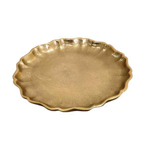 plato de metal de estilo indio tradicional, duradero, ecológico, reutilizable, perfecto para comidas familiares y cenas festivas - Product Image 4