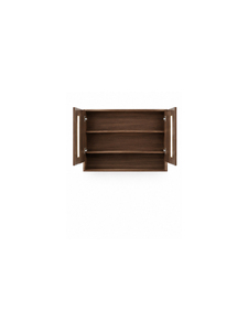 Modern Wooden <b>Bathroom</b> Vanity with White <b>Countertop</b> Integrated Sink Minimalist Design <b>Storage</b> Cabinet - Product Image 3