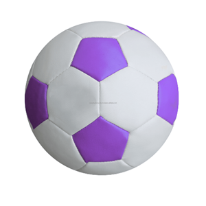 Balón de fútbol cosido a máquina con logotipo impreso personalizado, PVC brillante, PU, tamaño 5 4 3, promociones de fútbol duraderas - Product Image 6