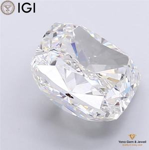 เพชรทรงคุชชั่น พร้อมใบรับรอง IGI 5.00 กะรัต เพชร CVD ผลิตในห้องปฏิบัติการ สี F ความสะอาดระดับ VS2 สำหรับแหวนหมั้น - Product Image 3