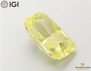 เพชร CVD สีเหลืองสดใส ระดับความสะอาด VS1 ทรงเรเดียนท์ 3.00 กะรัต พร้อมใบรับรอง IGI เหมาะสำหรับเป็นผลงานชิ้นเอก - Product Image 4