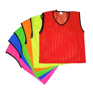 Custom Logo Printed Mesh Soccer <b>Bibs</b> <b>Training</b> Football Vest 100% Polyester Breathable Quick Dry Waterproof Anti-Bacterial - Product Image 4