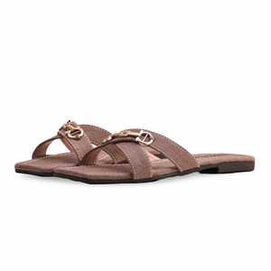 Pantoufles de sport décontractées marron CL1878 confortables et élégantes pour un usage quotidien - Product Image 3