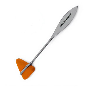 Marteau de réflexes neurologique Orange de 7,5 pouces, instrument médical chirurgical en acier inoxydable de qualité allemande pour diagnostic neurologique - Product Image 5