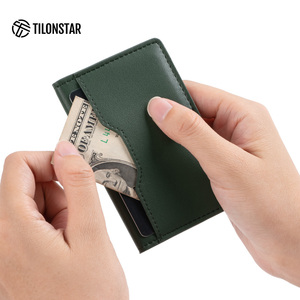 TILONSTAR TVW103 Wholesale Minimalist Credit RFID Blocking Slim ID Cards <b>Wallets</b> Man Card <b>Holder</b> - Product Image 2