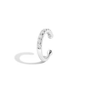 Diamonds Ear Cuff 14K 18K Solid Gold Single Row No <b>Piercing</b> Clip On <b>Earrings</b> Round Lab Grown For Women's Factory Price Wholesale - Product Image 3