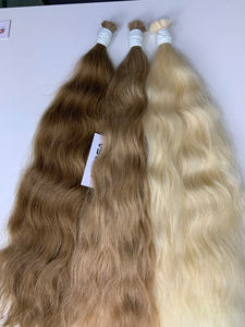 Vente en gros d'extensions de cheveux humains vierges vietnamiens 100% soyeux et droits non transformés approvisionnement en vrac de style vague naturelle brute de la NASA - Product Image 6