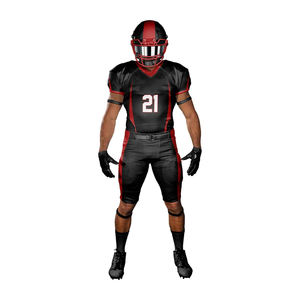 Ensemble d'uniformes de football américain personnalisés par sublimation, respirant, durable, maillot et pantalon pour l'entraînement et les matchs - Product Image 2