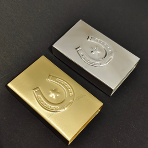 Couvercle de boîte d'allumettes en laiton personnalisé, fourni par le fabricant, écologique, durable, résistant à l'eau, recyclable, allumage métallique de luxe - Product Image 3
