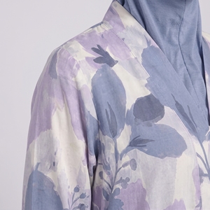 Ensemble Burkini Modeste 4 Pièces pour Femmes Musulmanes, Hijab Modeste à Couverture Complète, Imprimé sur le Devant, Séchage Rapide, Grandes Tailles - Product Image 5