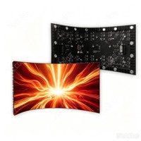 Módulo de Pantalla LED Flexible P2 para Interiores, Panel Suave Curvable a Todo Color, 2 Años de Garantía, Vida Útil de LED de 100000 Horas, Pantalla Curva