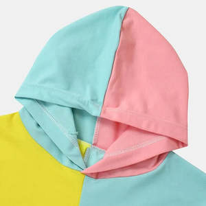 Sudadera con Capucha de Panel de Tres Capas, Bordada, 100% Algodón, Larga, Invernal, Simple y Moderna, con Impresión DTG Personalizada - Product Image 4