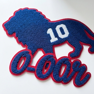 Chenille Fabric Dancer Elephant Iron-On Sorority Embroidered Applique Embroidery Patches <b>Jacket</b> - Product Image 6
