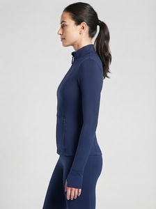 Women's Full Zip <b>Workout</b> <b>Jacket</b> Fitted Long Sleeve Stand Collar Training Fitness Activewear Sportswear - Product Image 6