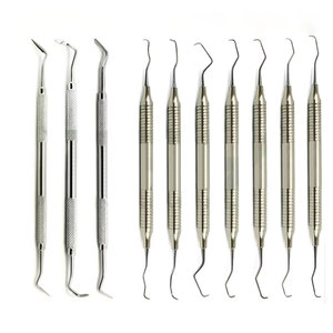 ชุดเครื่องมือขูดหินปูนแบบด้ามกลวง Gracey Curettes จำนวน 7 ชิ้น พร้อมมีดผ่าเหงือก 3 ชิ้น คุณภาพมาตรฐานเยอรมัน CE ISO สำหรับมืออาชีพ  ลดราคาพิเศษ - Product Image 1