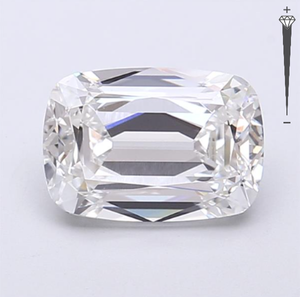 Diamant de laboratoire CVD certifié IGI 2,10 CT allongé, couleur E, clarté VVS2, LG 784605960 ROYAL GEMS pour la fabrication de bijoux - Product Image 1