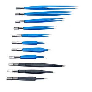 Pinzas bipolares electroquirúrgicas aisladas, instrumento quirúrgico oftálmico, herramientas electroquirúrgicas de acero inoxidable - Product Image 2