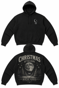 Sudadera con Capucha Negra para Hombre, con Logotipo de Luna y Estrella, Bolsillo Delantero, Estilo Casual para Otoño, Corte Regular, 100% Algodón - Product Image 2