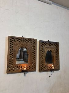 Antique Hand Carved Wooden <b>Arch</b> Panel | Vintage Indian Midcentury Modern Door <b>Frame</b> Wall Decor Home Furniture Bedroom Durable - Product Image 2