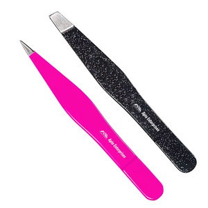 Tijeras Reutilizables de Diseño Sostenible Personalizado para Recortar Cejas, Punta Inclinada de Precisión, Kit de Pinzas para Cejas de Acero Inoxidable - Product Image 3