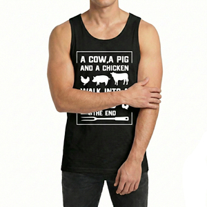 Camiseta sin mangas con estampado gráfico personalizado para hombre, estilo casual urbano, venta al por mayor, camisetas sin mangas con estampado completo - Product Image 1