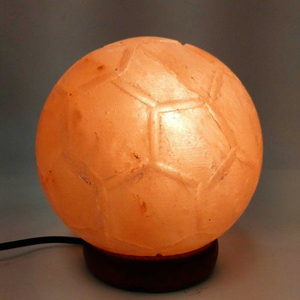 Lampe de sel rose naturel de l'Himalaya en forme de boule, taille personnalisée, style pakistanais, sachet raffiné comestible - Product Image 3