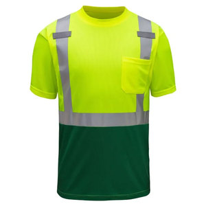 T-shirts personnalisés avec bandes réfléchissantes pour hommes, vêtements de sécurité haute visibilité, vêtements de travail, t-shirts de chantier à manches courtes - Product Image 2