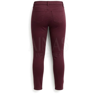 Regular Fit Winter <b>Jeans</b> Pant <b>Women</b> Comfortable High Waist Cotton Blend <b>Stretch</b> Fabric Breathable Casual Wear Stylish Fashion - Product Image 2