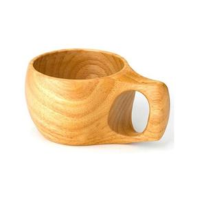 Taza Kuksa Nórdica Rústica de Madera, Hecha a Mano, para Bushcraft, Ecológica, Tallada a Mano, Reutilizable - Product Image 2