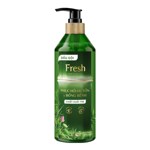 Shampooing Naturel Frais 650g - Shampooing Réparateur pour Cheveux Abîmés à l'Extrait de Bambou, Vente en Gros du Vietnam - Product Image 2