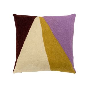 Luxury Wool Handmade Kashmiri Embroidery Wool Chain <b>Stitched</b> Cushion Cover For SofaCouch Living Room Hot Selling Product By ITHL - Product Image 1