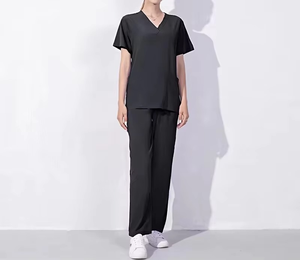 Unisex Medical Uniforms Set Healthcare Nursing <b>Scrubs</b> Top Pant Dental Hospital Surgical Workwear Medic <b>Scrubs</b> - Product Image 2