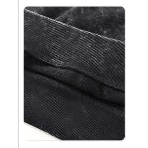 Sudadera con Capucha Extra Grande para Hombre, 100% Algodón, Felpa Francesa, Color Sólido Lavado, Diseño con Bolsillo, Informal, Otoñal, Tejida, Manga Larga - Product Image 3